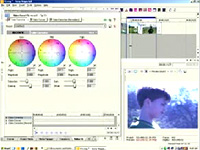 barevné korekce videa