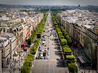 Ulice světa: Champs-Elysées Paříž 